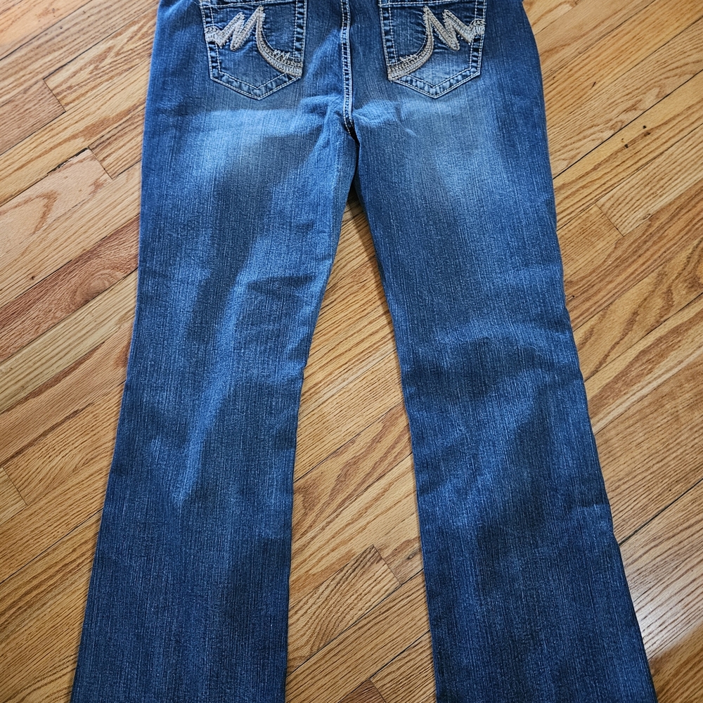 Maurices Women's Boot Cut Jeans in Blue - Picture 2 of 9